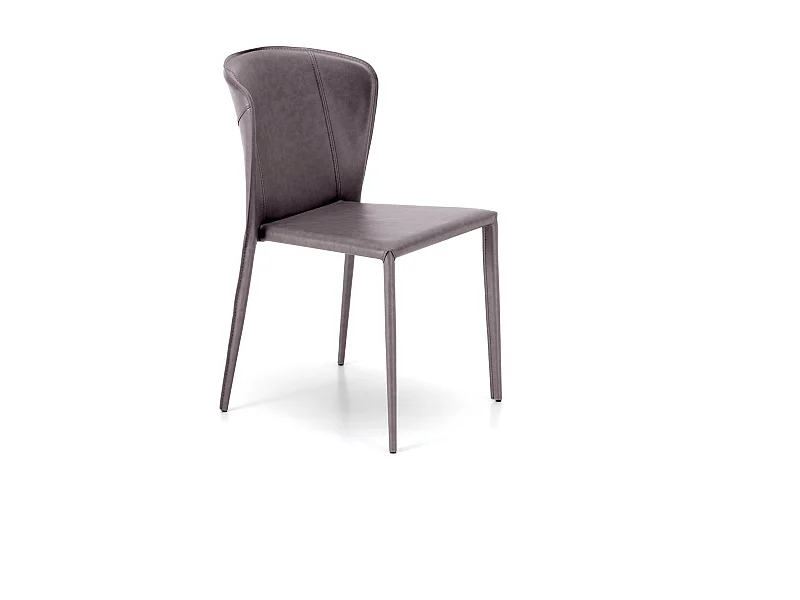 Selene, Set di 4 Sedia in similcuoio (49cm X 56cm H. 82cm)| Duzzle