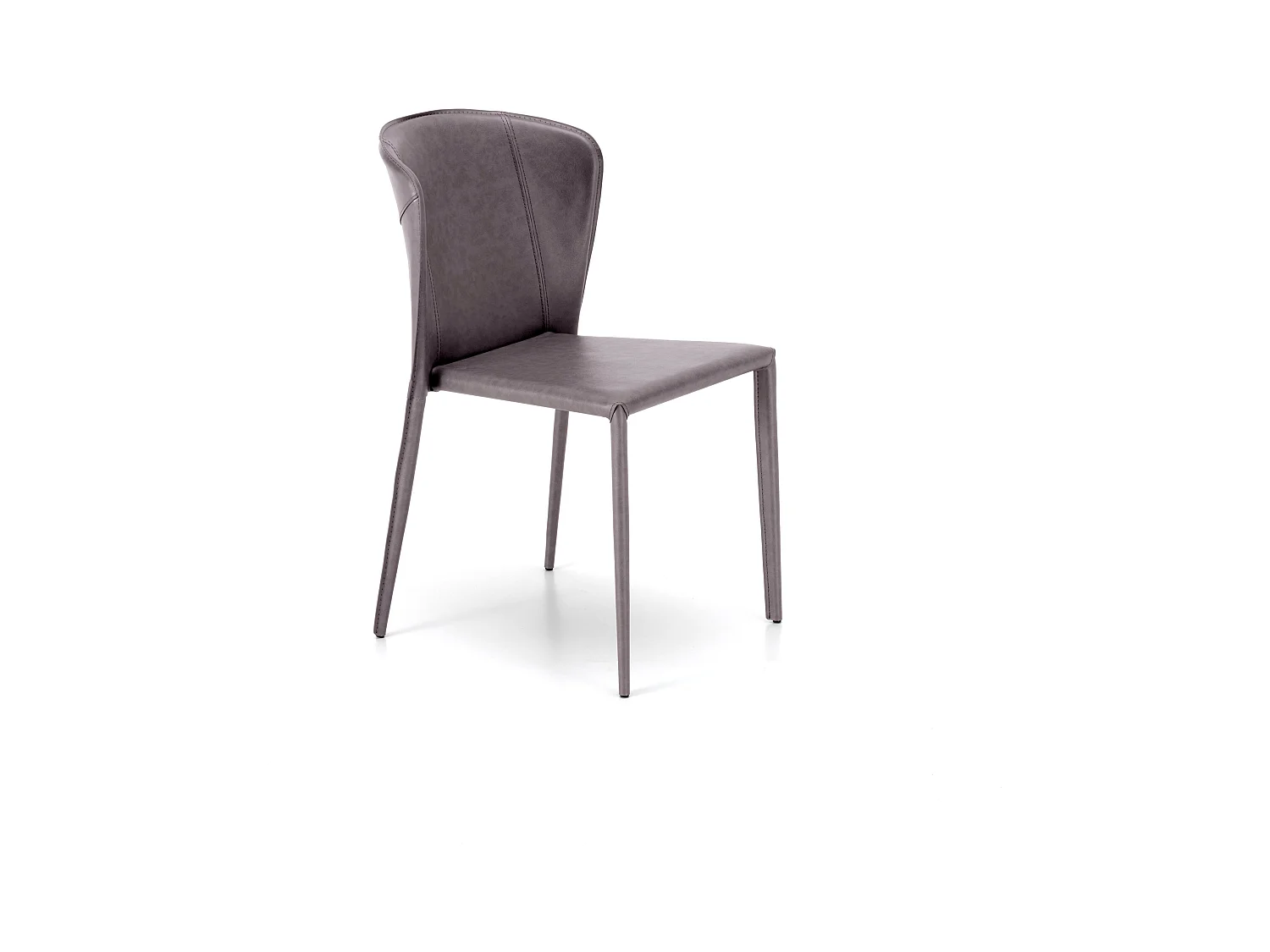 Selene, Set di 4 Sedia in similcuoio (49cm X 56cm H. 82cm)| Duzzle