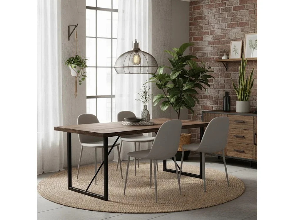 Mira, Set di 4 Sedia in polipropilene (49cm X 48.5cm H. 88cm)| Duzzle