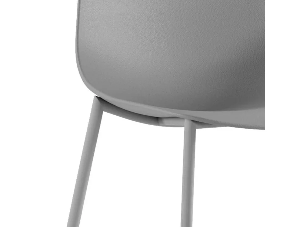 Mira, Set di 4 Sedia in polipropilene (49cm X 48.5cm H. 88cm)| Duzzle