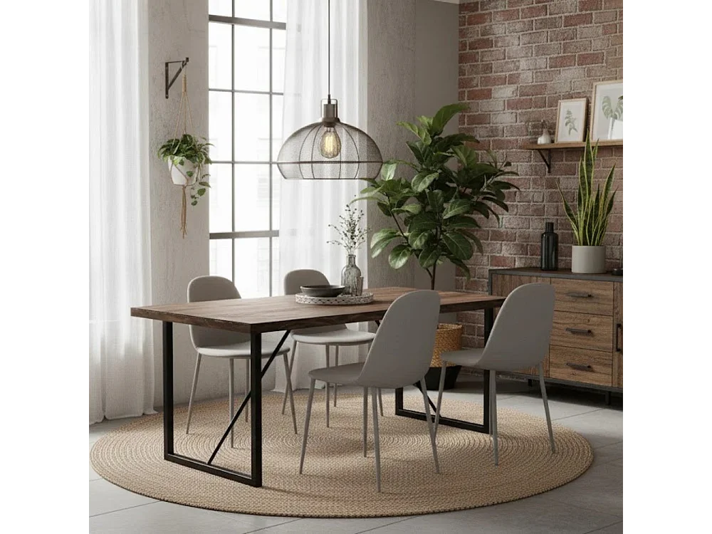 Mira, Set di 4 Sedia in polipropilene (49cm X 48.5cm H. 88cm)