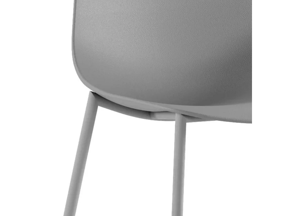 Mira, Set di 4 Sedia in polipropilene (49cm X 48.5cm H. 88cm)