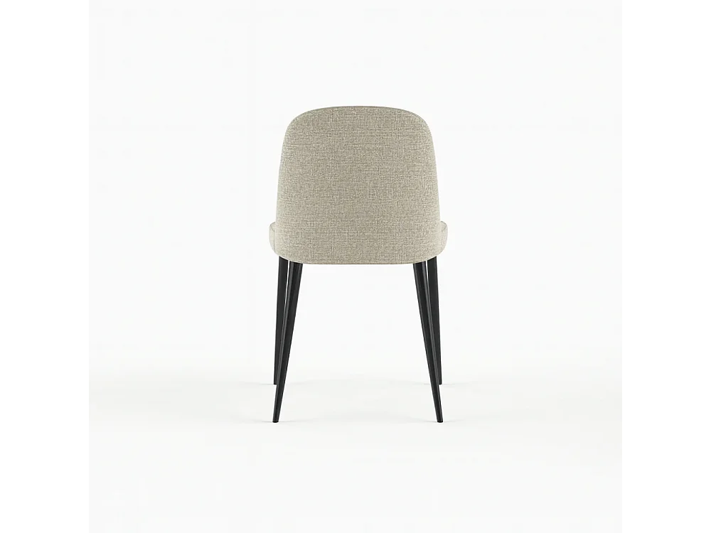 Corvina, Set di 4 Sedia in tessuto (55cm X 46cm H. 85cm)