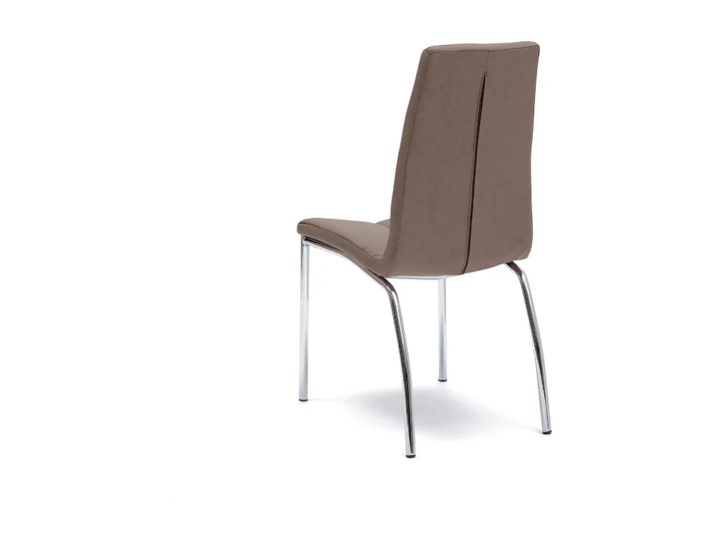 Ines, Set di 4 Sedia in similpelle (43cm X 44cm H. 92cm)| Duzzle