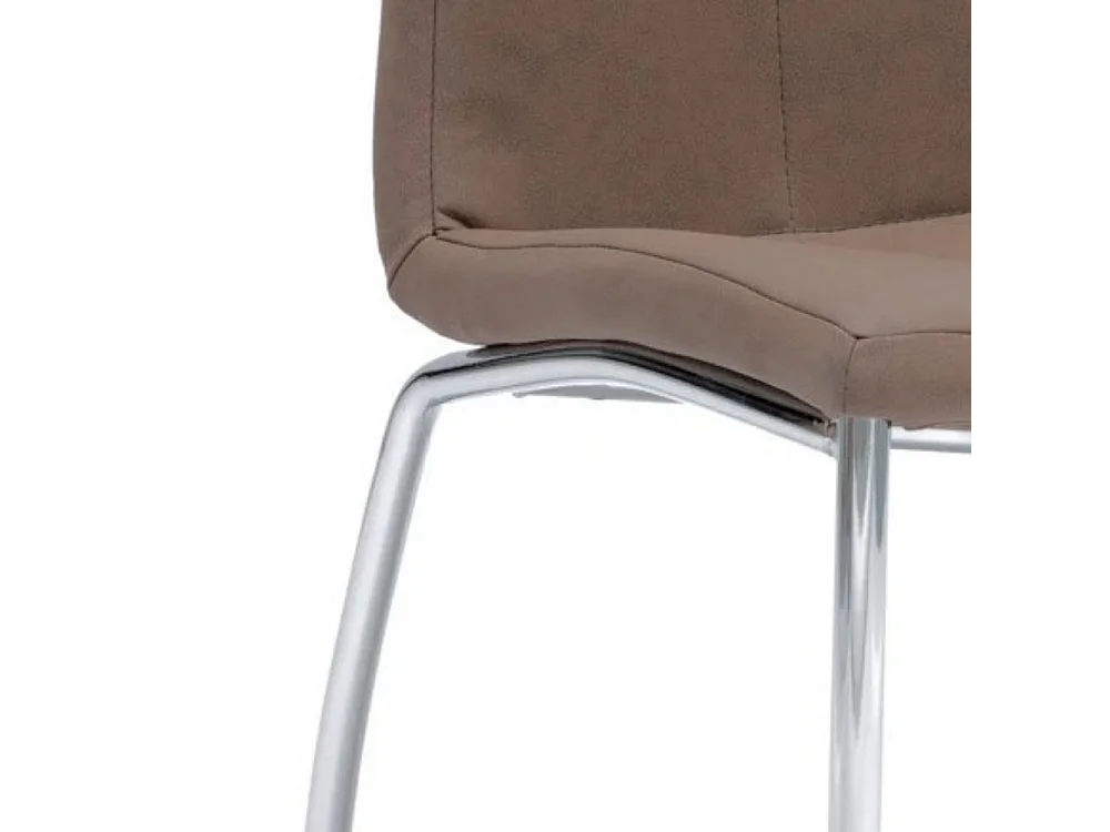 Ines, Set di 4 Sedia in similpelle (43cm X 44cm H. 92cm)