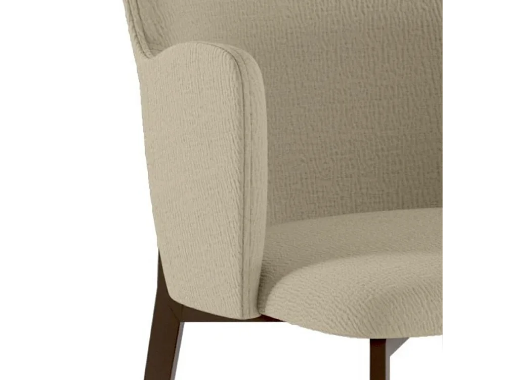 Hug, Set di 4 Sedia in tessuto easy-clean con gambe in metallo verniciato (53.5cm X 62.5cm H. 80cm)| Duzzle