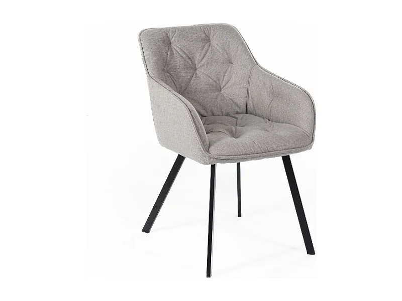 Thalia, Set di 2 Sedia in tessuto (60cm X 55cm H. 79cm)| Duzzle