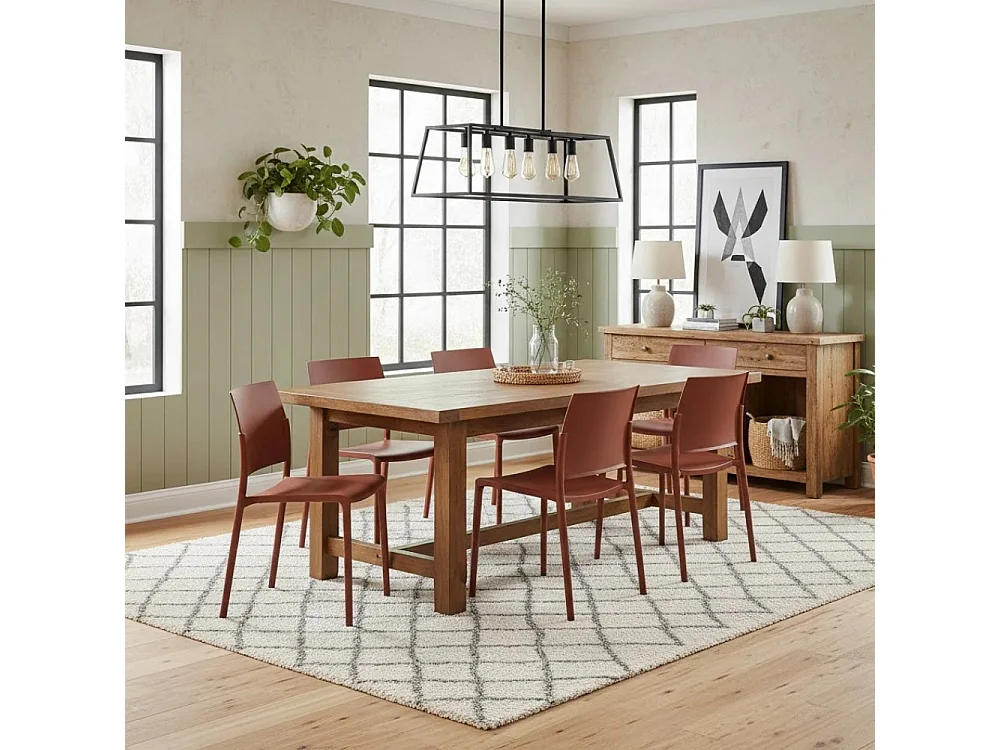 Aurora, Set di 4 Sedia in polipropilene (55cm X 52.5cm H. 81cm)| Duzzle