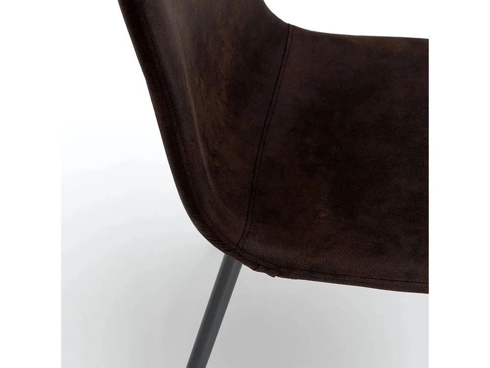 Aurelia, Set di 4 Sedia in similpelle (44cm X 50cm H. 84cm)| Duzzle