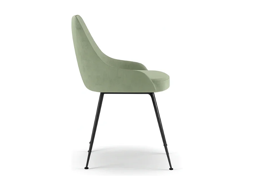 Andromeda,  Sedia in microfibra (48.5cm X 49.5cm H. 80cm)