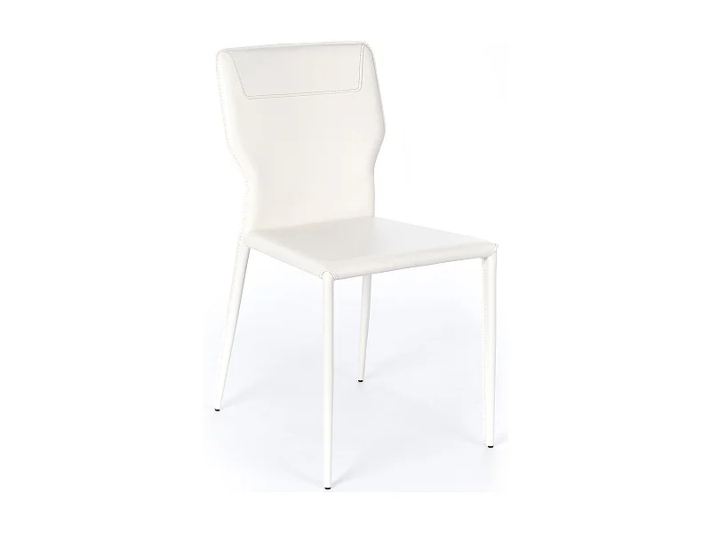 Lara, Set di 2 Sedia in similcuoio (56cm X 44cm H. 86.5cm)| Duzzle