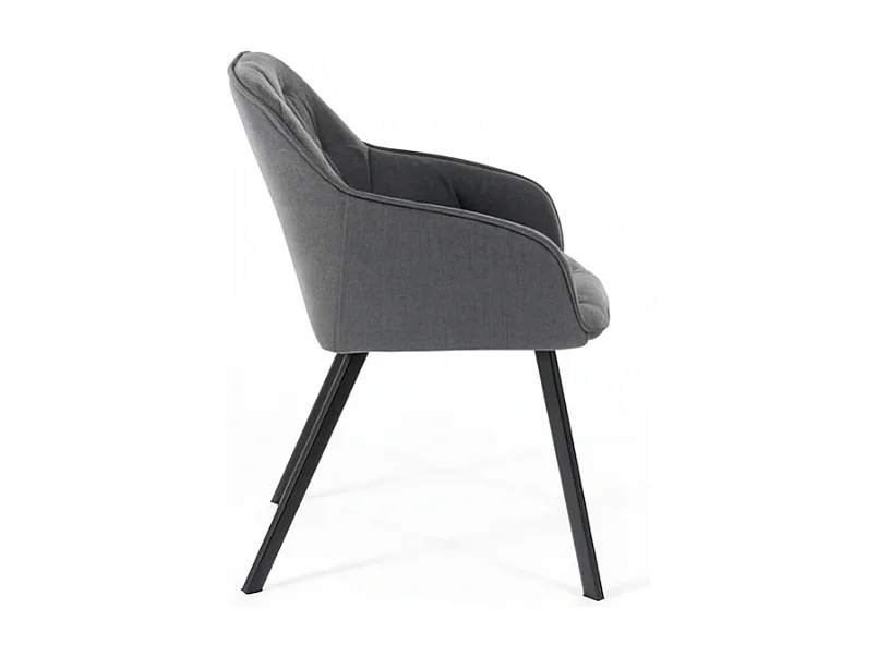 Thalia, Set di 2 Sedia in tessuto (60cm X 55cm H. 79cm)| Duzzle