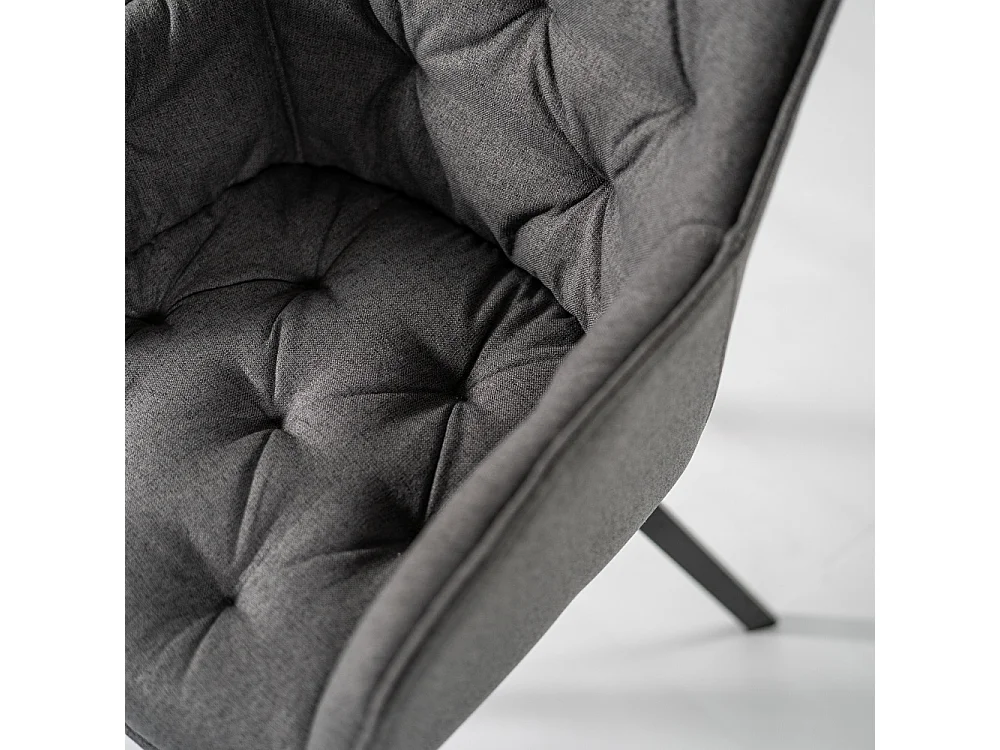 Thalia, Set di 2 Sedia in tessuto (60cm X 55cm H. 79cm)| Duzzle