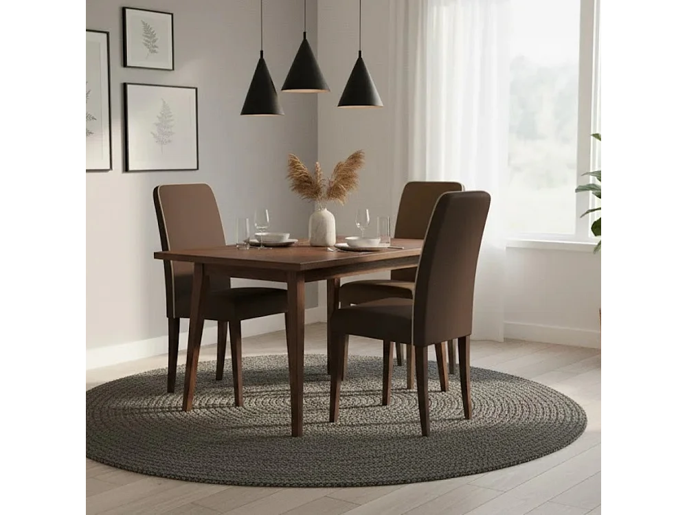 Alina, Set di 2 Sedia in similpelle (59cm X 46cm H. 99cm)