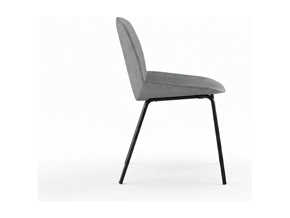 Adhara, Set di 4 Sedia in tessuto (57cm X 46cm H. 80cm)| Duzzle