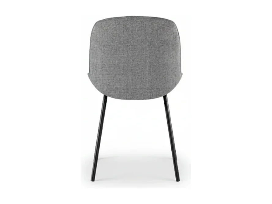 Adhara, Set di 4 Sedia in tessuto (57cm X 46cm H. 80cm)| Duzzle