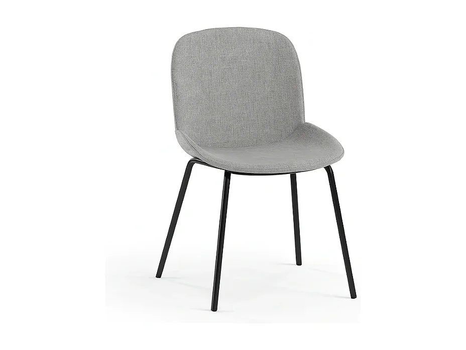 Adhara, Set di 4 Sedia in tessuto (57cm X 46cm H. 80cm)