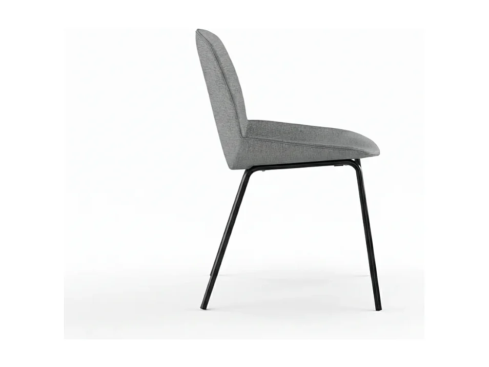 Adhara, Set di 4 Sedia in tessuto (57cm X 46cm H. 80cm)