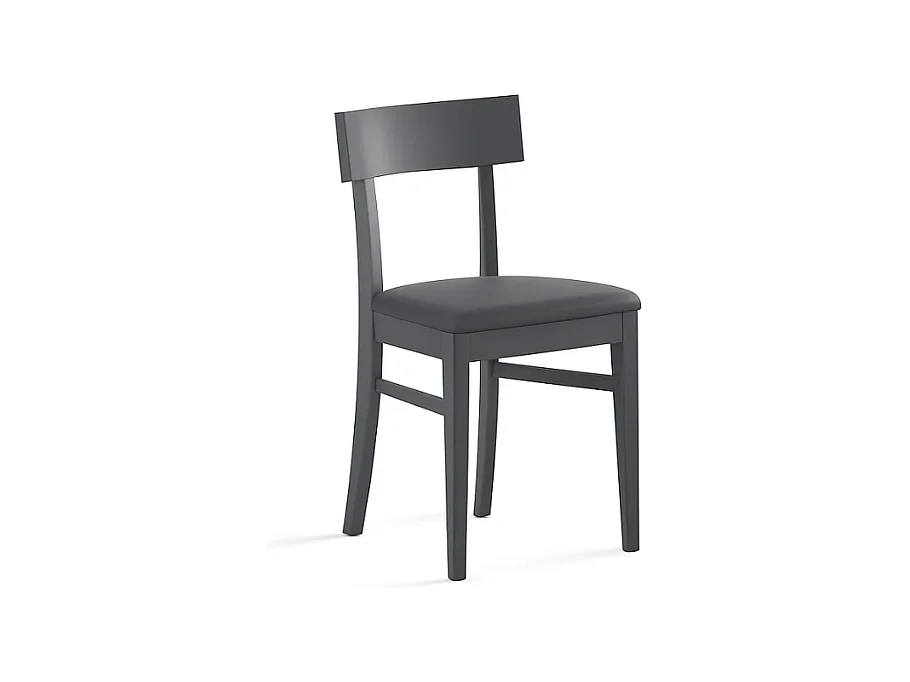 Zaira, Set di 2 Sedia in legno laccato (44cm X 45cm H. 82cm)| Duzzle