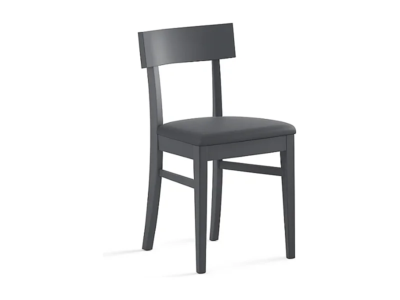 Zaira, Set di 2 Sedia in legno laccato (44cm X 45cm H. 82cm)| Duzzle