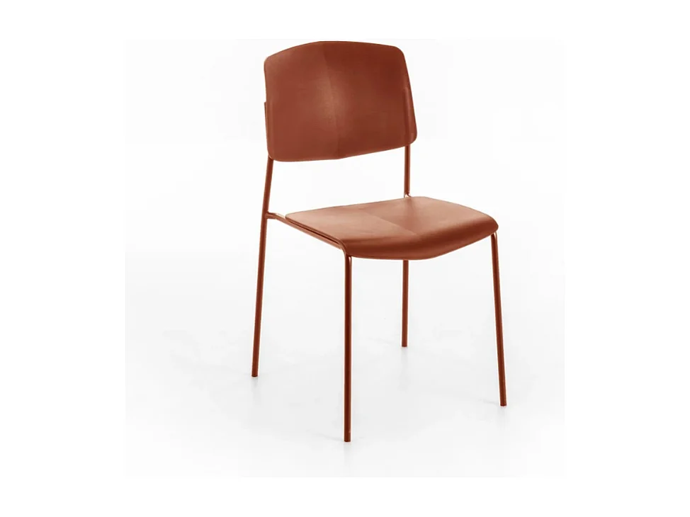 Vega, Set di 4 Sedia in polipropilene (52cm X 52cm H. 79cm)| Duzzle