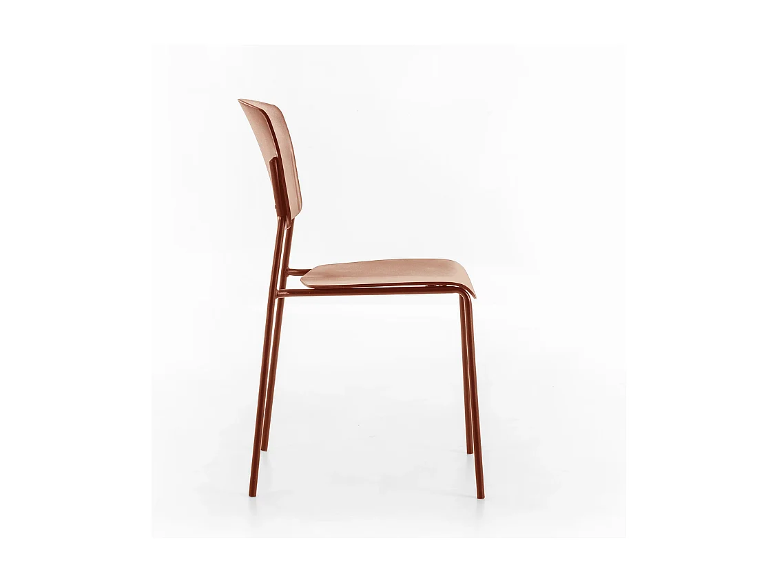 Vega, Set di 4 Sedia in polipropilene (52cm X 52cm H. 79cm)| Duzzle