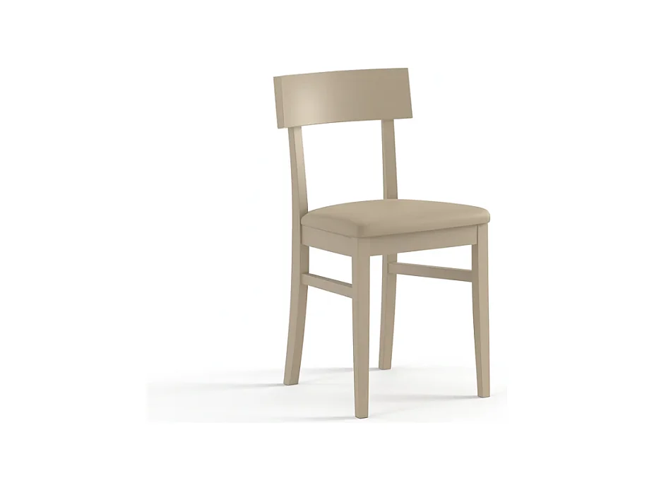 Zaira, Set di 2 Sedia in legno laccato (44cm X 45cm H. 82cm)| Duzzle