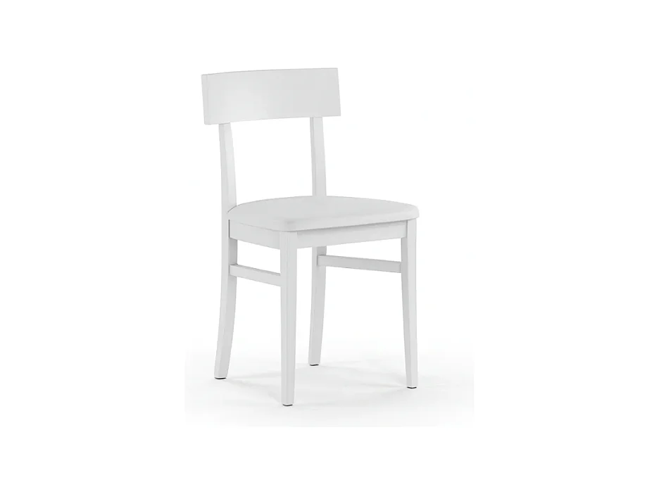 Zaira, Set di 2 Sedia in legno laccato (44cm X 45cm H. 82cm)| Duzzle