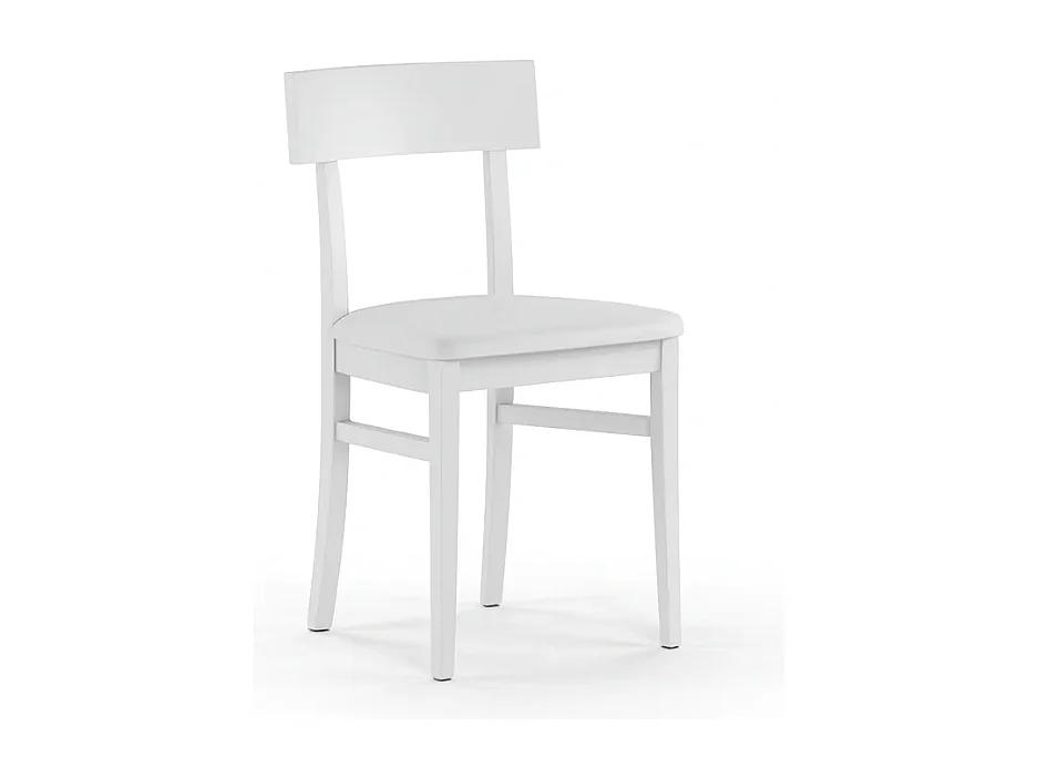 Zaira, Set di 2 Sedia in legno laccato (44cm X 45cm H. 82cm)| Duzzle