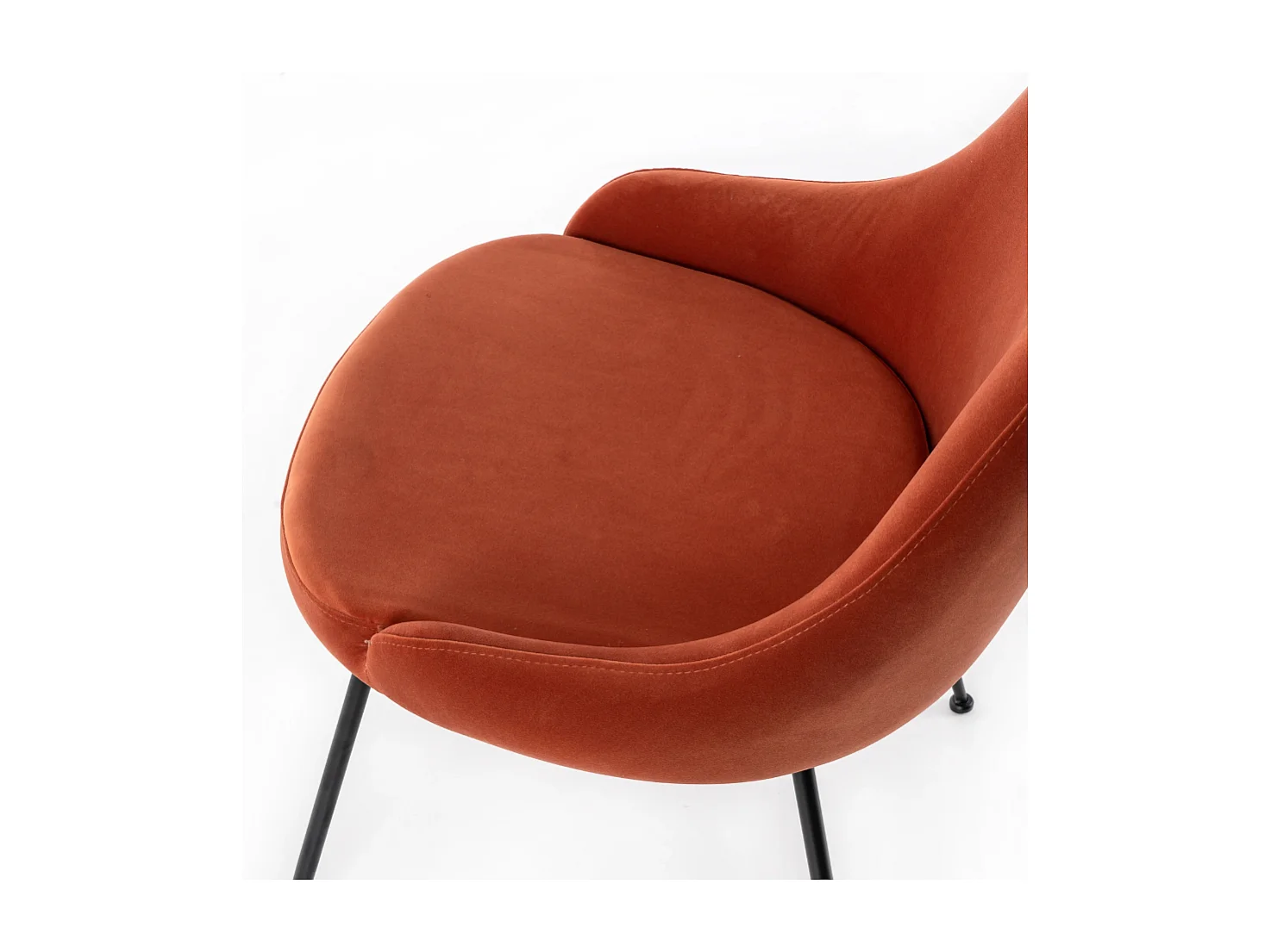 Andromeda,  Sedia in microfibra (48.5cm X 49.5cm H. 80cm)| Duzzle