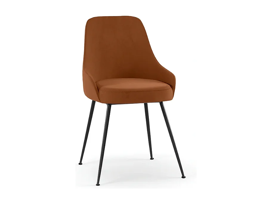 Andromeda,  Sedia in microfibra (48.5cm X 49.5cm H. 80cm)