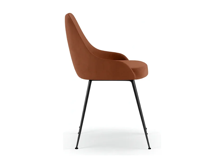 Andromeda,  Sedia in microfibra (48.5cm X 49.5cm H. 80cm)