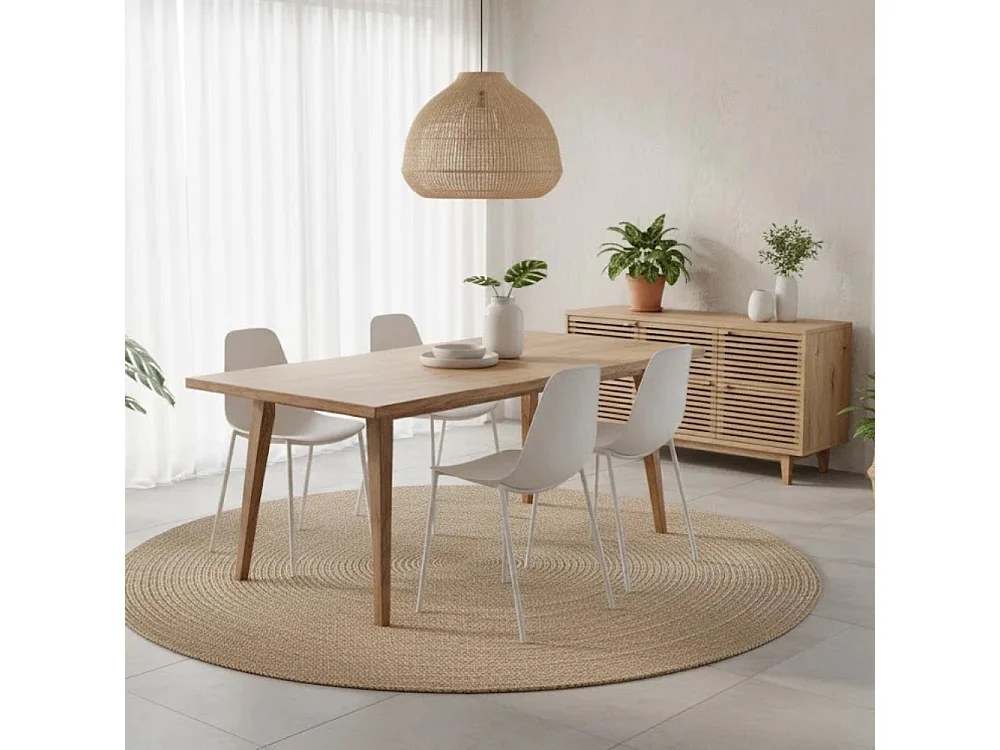 Mira, Set di 4 Sedia in polipropilene (49cm X 48.5cm H. 88cm)| Duzzle