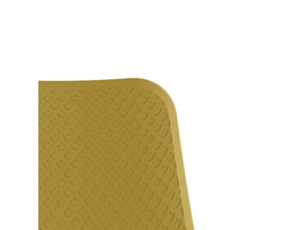 Wave, Set di 4 Sedia in polipropilene con gambe metallo verniciato (50cm X 58cm H. 85cm)| Duzzle