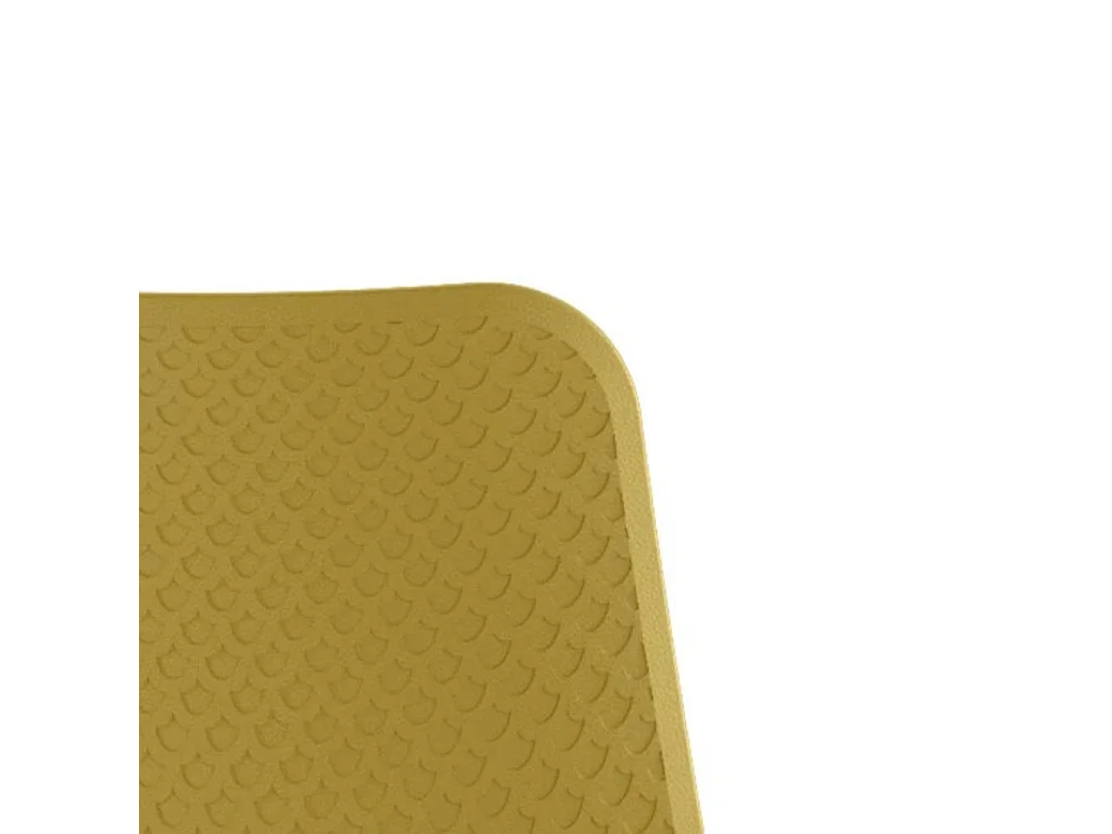 Wave, Set di 4 Sedia in polipropilene con gambe metallo verniciato (50cm X 58cm H. 85cm)