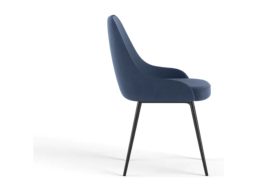 Andromeda,  Sedia in microfibra (48.5cm X 49.5cm H. 80cm)