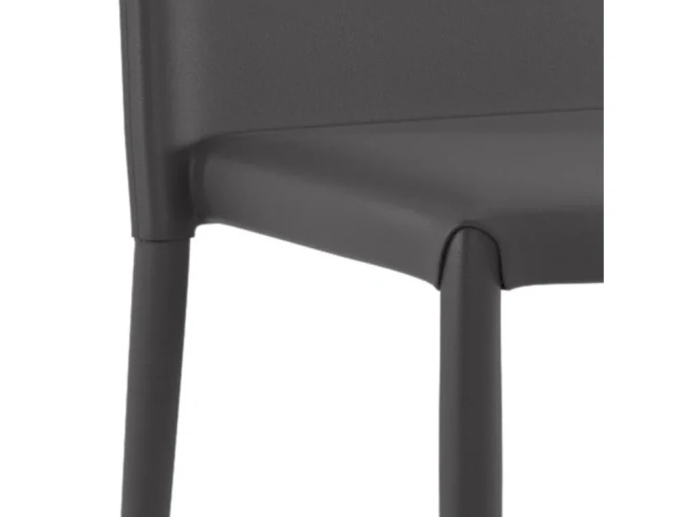 Arianna, Set di 4 Sedia in similpelle (40cm X 42cm H. 96cm)