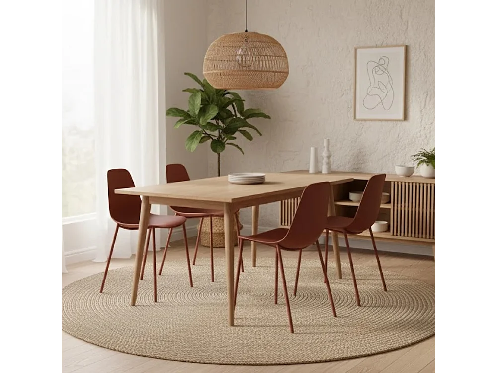 Mira, Set di 4 Sedia in polipropilene (49cm X 48.5cm H. 88cm)