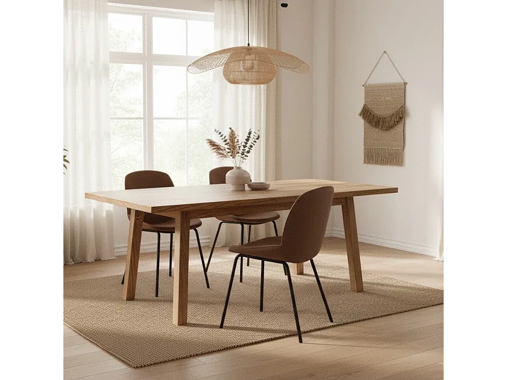 Adhara, Set di 4 Sedia in tessuto (57cm X 46cm H. 80cm)| Duzzle