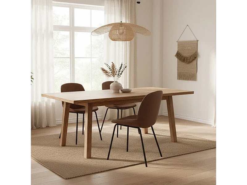 Adhara, Set di 4 Sedia in tessuto (57cm X 46cm H. 80cm)