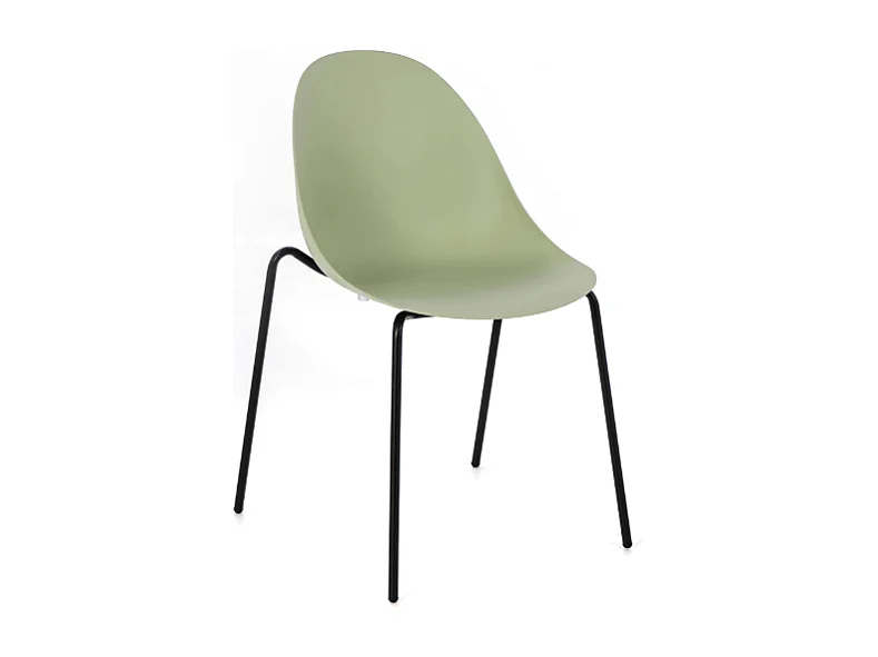 Ovo, Set di 4 Sedia in polipropilene (50cm X 51cm H. 79cm)| Duzzle