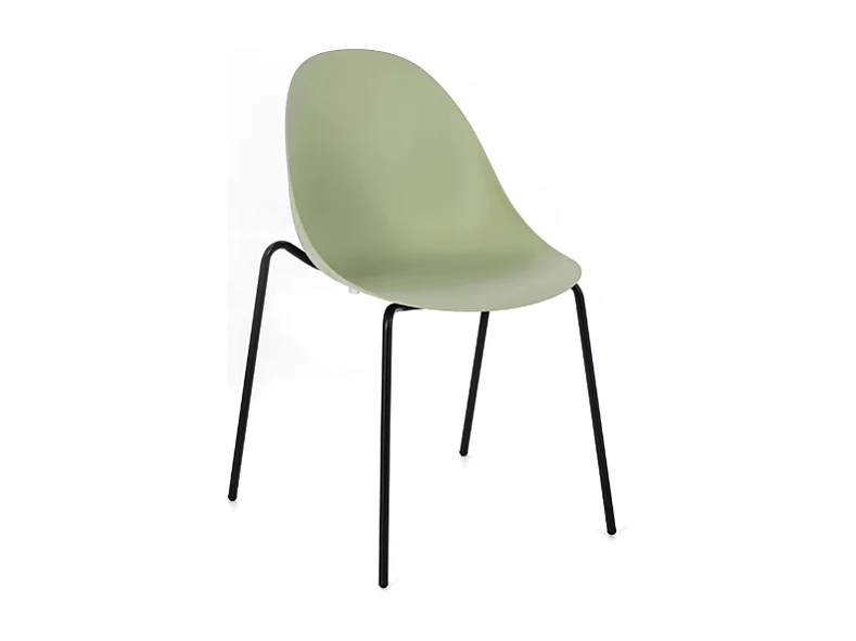 Ovo, Set di 4 Sedia in polipropilene (50cm X 51cm H. 79cm)| Duzzle