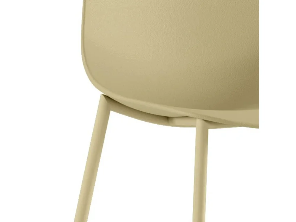 Mira, Set di 4 Sedia in polipropilene (49cm X 48.5cm H. 88cm)| Duzzle