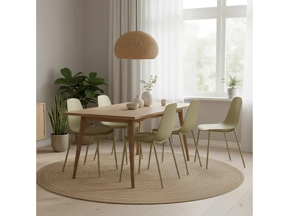 Mira, Set di 4 Sedia in polipropilene (49cm X 48.5cm H. 88cm)