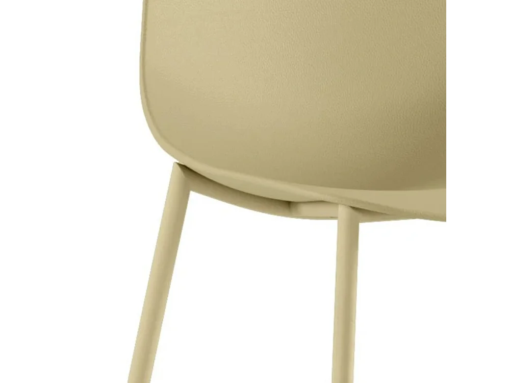 Mira, Set di 4 Sedia in polipropilene (49cm X 48.5cm H. 88cm)