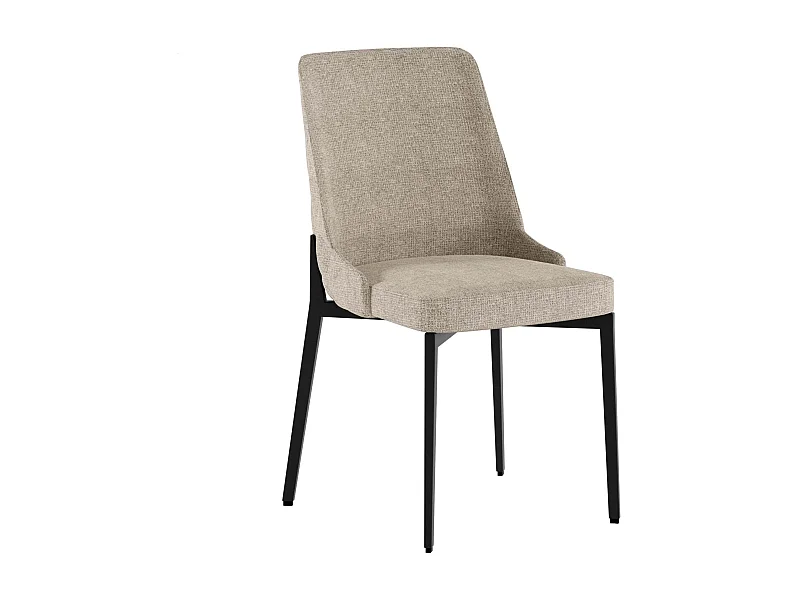 Charm, Set di 4 Sedia in tessuto (48cm X 58.5cm H. 89cm)| Duzzle