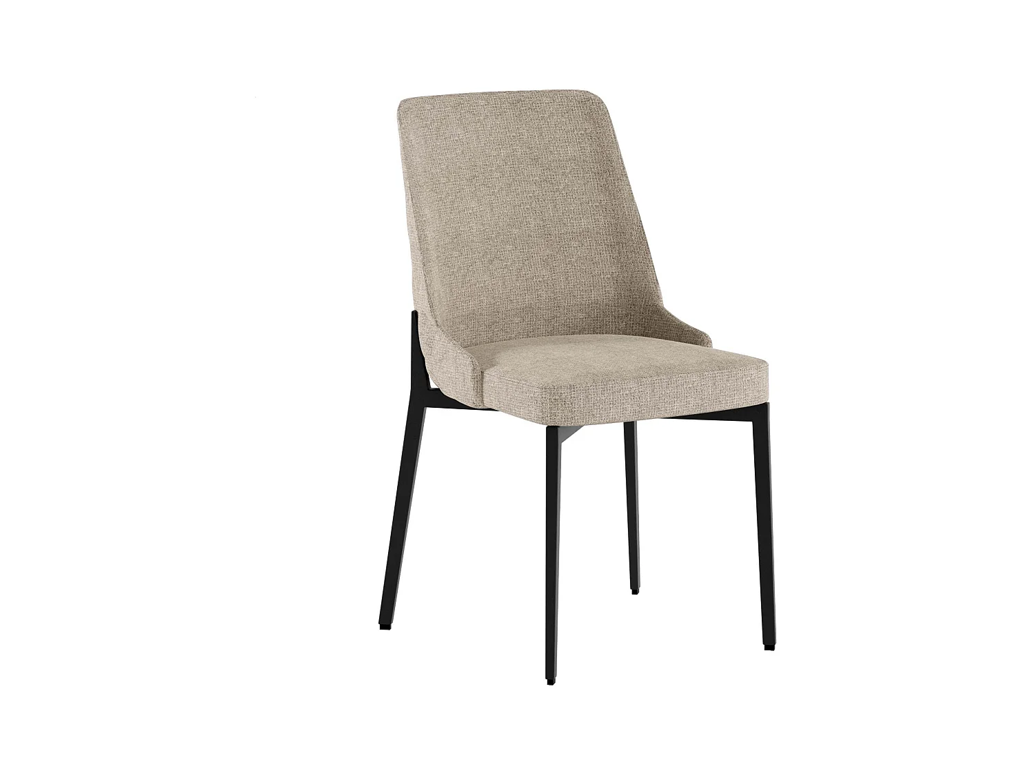 Charm, Set di 4 Sedia in tessuto (48cm X 58.5cm H. 89cm)| Duzzle