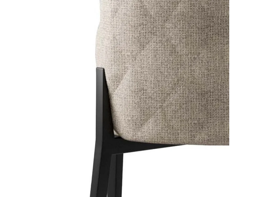 Charm, Set di 4 Sedia in tessuto (48cm X 58.5cm H. 89cm)| Duzzle