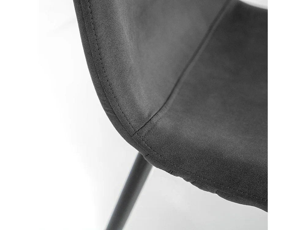 Aurelia, Set di 4 Sedia in similpelle (44cm X 50cm H. 84cm)| Duzzle