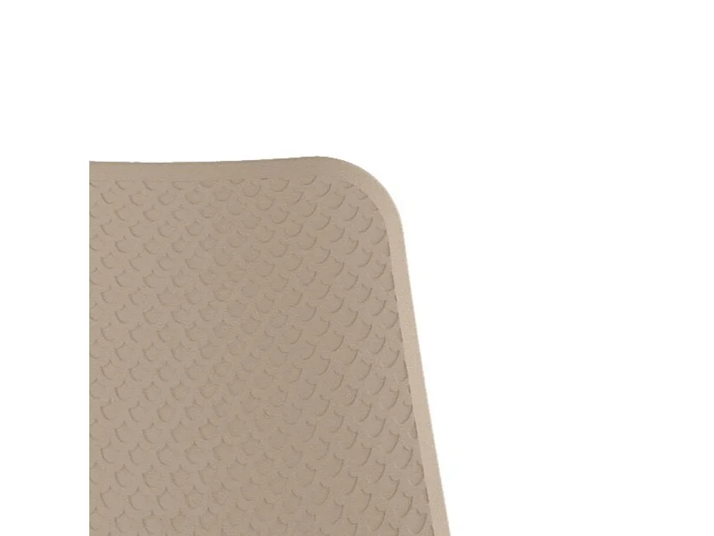 Wave, Set di 4 Sedia in polipropilene con gambe metallo verniciato (50cm X 58cm H. 85cm)